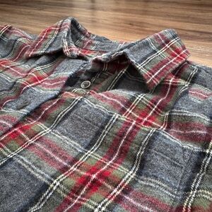 Women’s L.L. Bean Scotch Plaid Flannel - Size M, Slightly Fitted